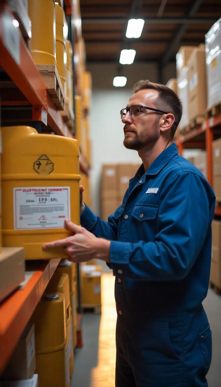 Treinamento – Procedimento Operacional para Recebimento e Armazenamento de Produtos Químicos